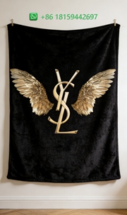 Yves Saint Laurent Throw Blankets